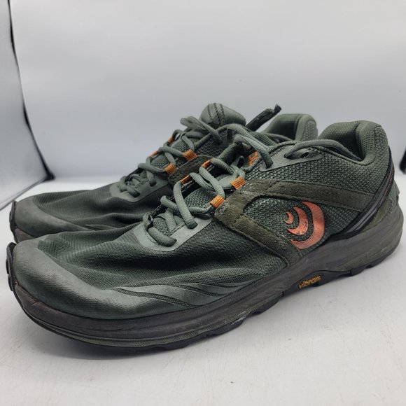 Topo Athletic Terraventure 3 Mens Size 11 Dark Green Orange Trail Running Shoes main image 5